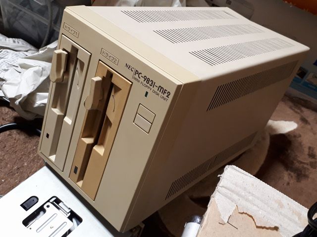 【動作確認済】希少！NEC PC-9801BX/U2 3.5FDD×2NEC